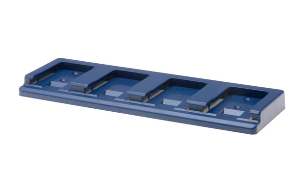 POWER RAX Bosch 18V Battery Rack - Wall Mount For 2 To 6 Batteries (White)